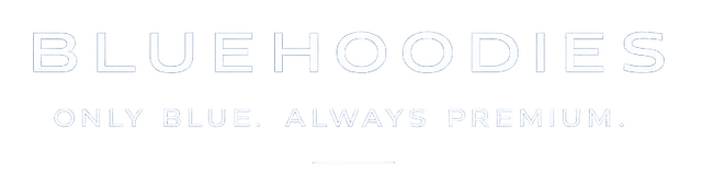 BlueHoodies — only blue, always premium